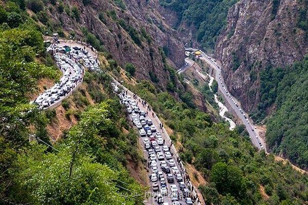 احتمال یک طرفه شدن جاده چالوس از ساعت 14 امروز